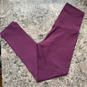 Girlfriend Collective Plum Compressive High-Rise Legging 23 3/4” Size XXS